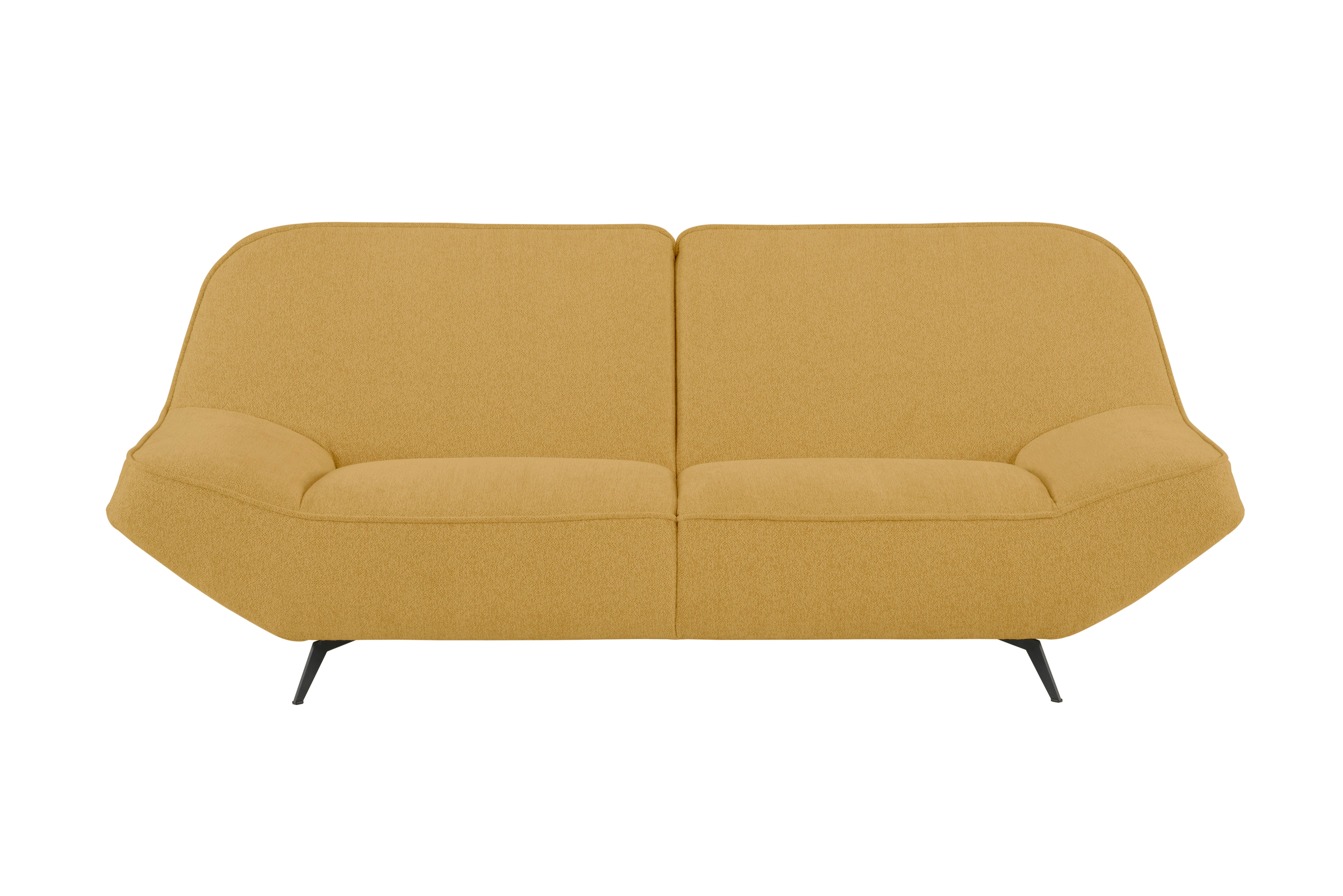 3-Sitzer-Sofa Aruba Senfgelb B: 223 cm - Senfgelb, Design, Textil (223/87/96cm) - MID.YOU