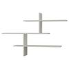 Wandregal Leo Regal - Weiß, Design, Holzwerkstoff (123/81/22cm) - Livetastic