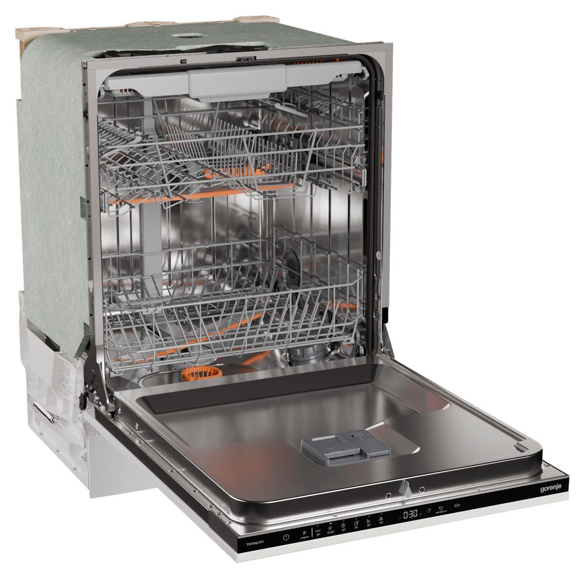 GESCHIRRSPÜLER Edelstahlfarben B: 59,8cm - Edelstahlfarben, Kunststoff/Metall (59,8/81,6/55,5cm) - Gorenje