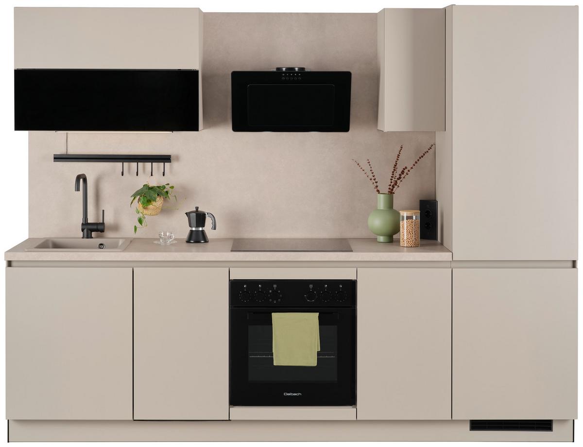 Küchenblock Win - Creme, MODERN, Holzwerkstoff (270cm) - Express-Kuechen