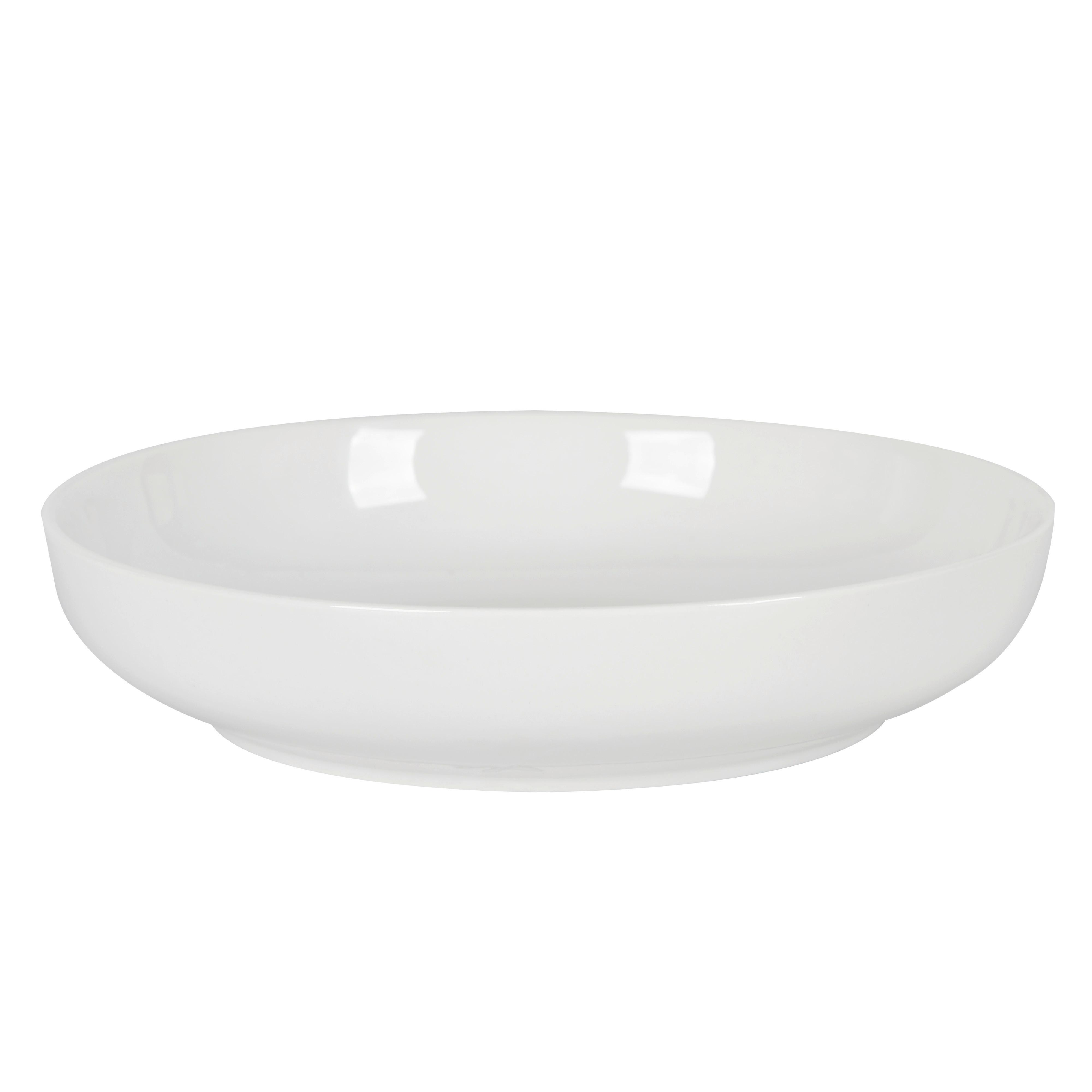 Tésztás Tányér Finola - fehér, Basics, kerámia (25/4cm) - Luca Bessoni