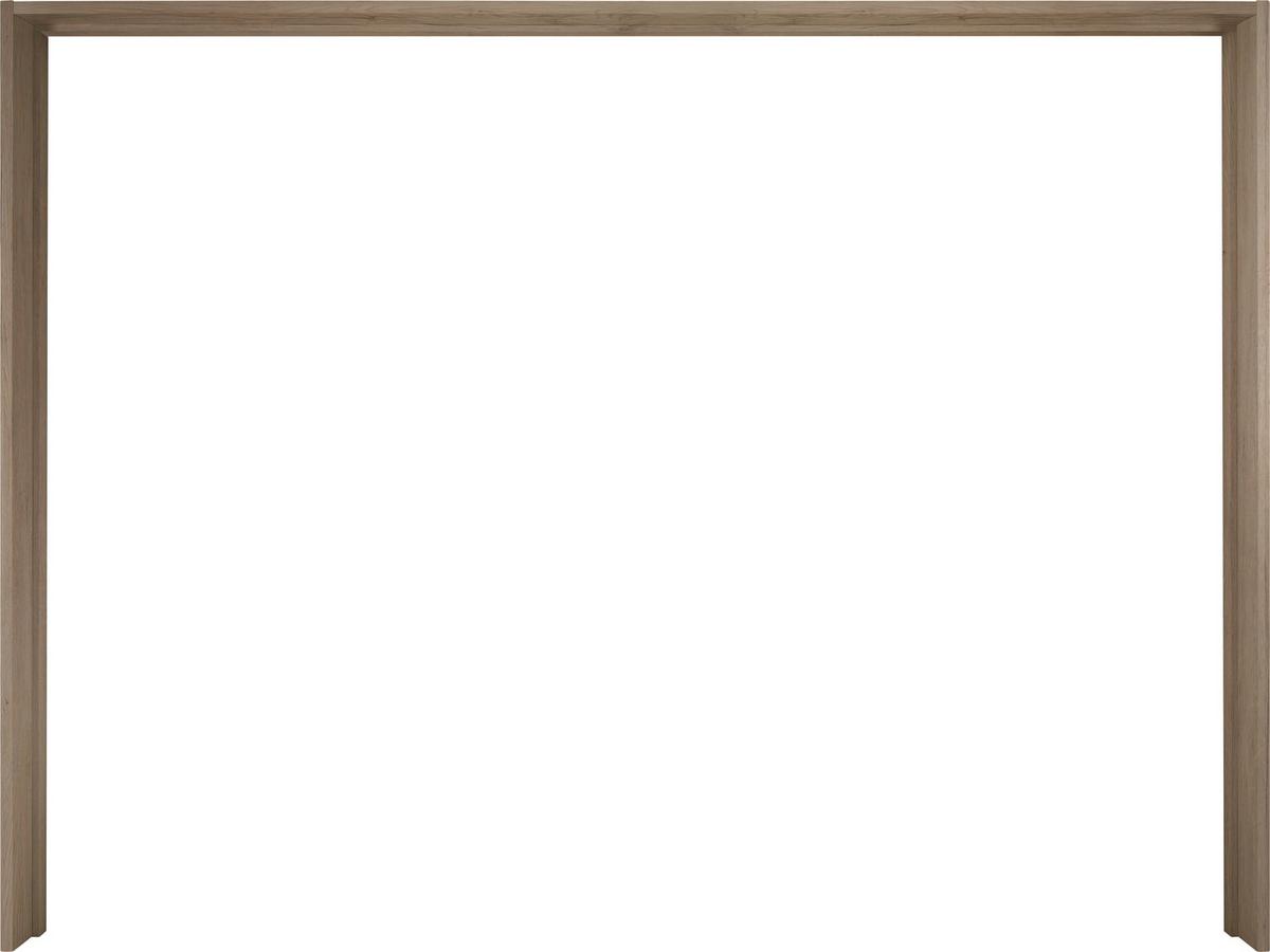 Passpartoutrahmen Tempo Eiche San Remo Dekor - Eiche San Remo, KONVENTIONELL, Holzwerkstoff (276/230/17cm) - Carryhome