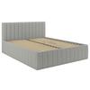 Čalúnená posteľ ORINOCO PL: 180/200 cm, sivá - sivá, Modern, kov/drevo (180/200cm) - Mömax