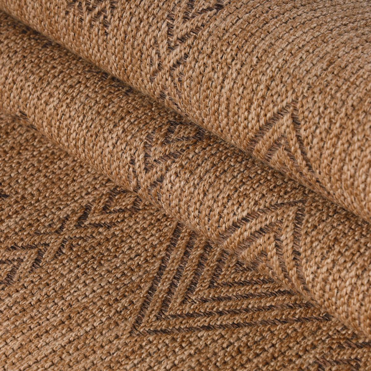 Outdoorteppich Dhaka - Beige, Basics, Textil (140/200cm) - Novel