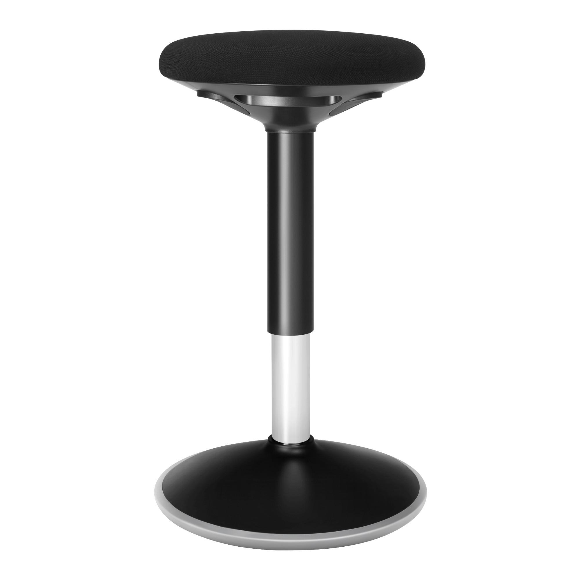 HOCKER Schwarz B: 36cm - Schwarz, Basics, Kunststoff/Textil (36/50/36cm)