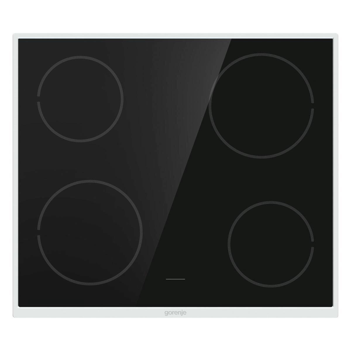 Glaskeramik Kochfeld ECD 641 X B: 60 cm - Schwarz, Glas (60/5,7/52,5cm) - Gorenje