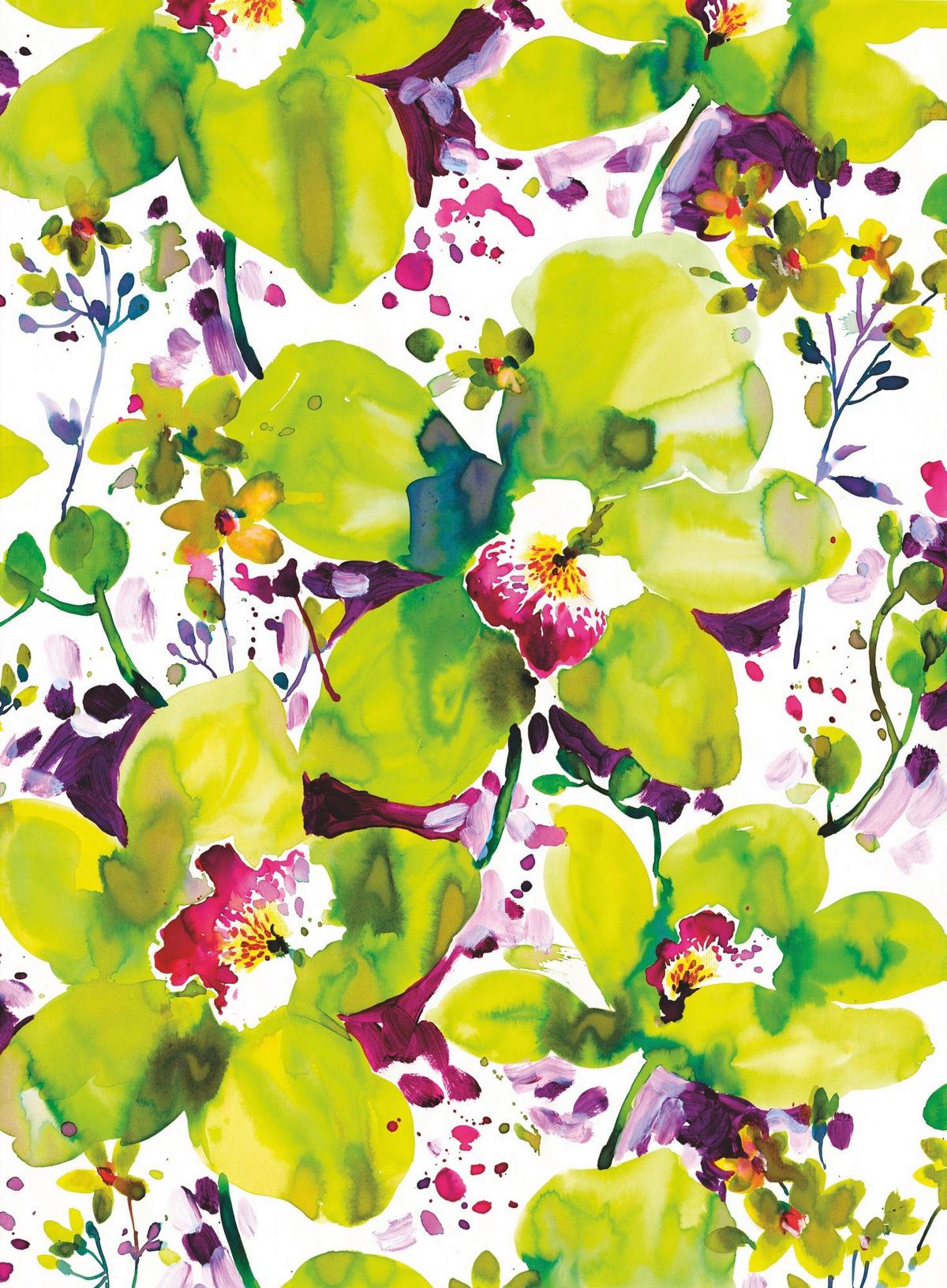 Fototapete 4-942 - Pink/Lila, Basics, Papier (184/254cm)