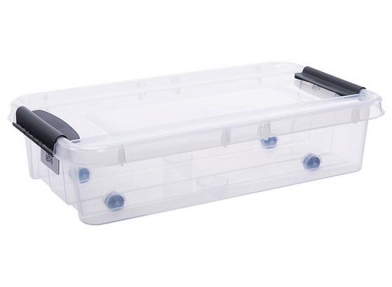 Úložný Priestor Na Kolieskach Chaos - transparentné, Moderný, plast (72,5/39,5/17cm) Úložný Priestor Na Kolieskach Chaos - transparentné, Moderný, plast (72,5/39,5/17cm)