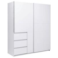 SCHIEBETÜRENSCHRANK Wilma Weiß B: 175cm - Weiß, MODERN, Holzwerkstoff (175/210/61,5cm) - P & B