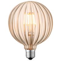 LED dekorační žárovka Diy, E27, 4 Watt - jantarové barvy, Moderní, kov/sklo (12,5/12,5/17cm)