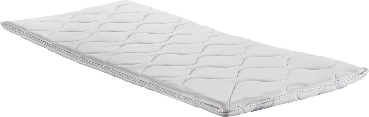 Topper Dream Sync 60x120 cm Schaumstoffkern - Weiß, Basics, Textil (60/120cm) - Livetastic