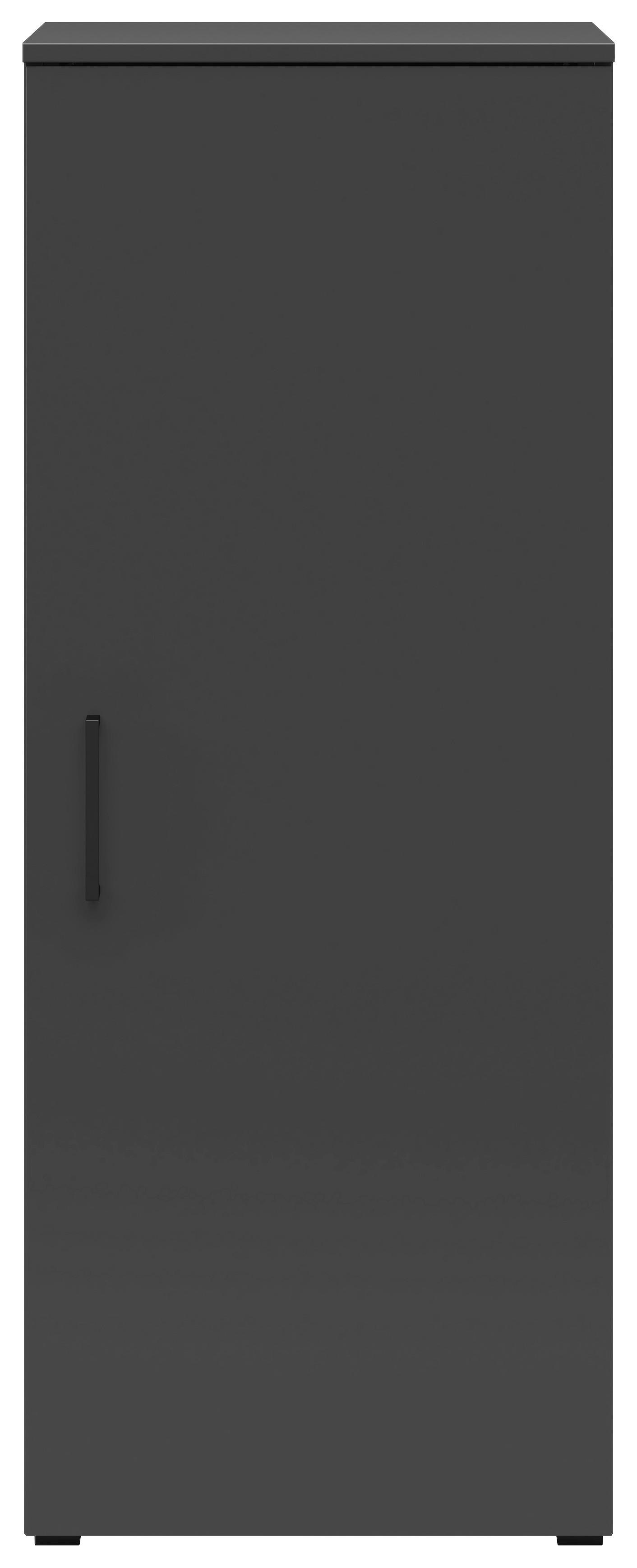 Komoda MULTISTAURAUM š: 45 cm - černá/barvy grafitu, Moderní, kompozitní dřevo/plast (45/115/40cm)