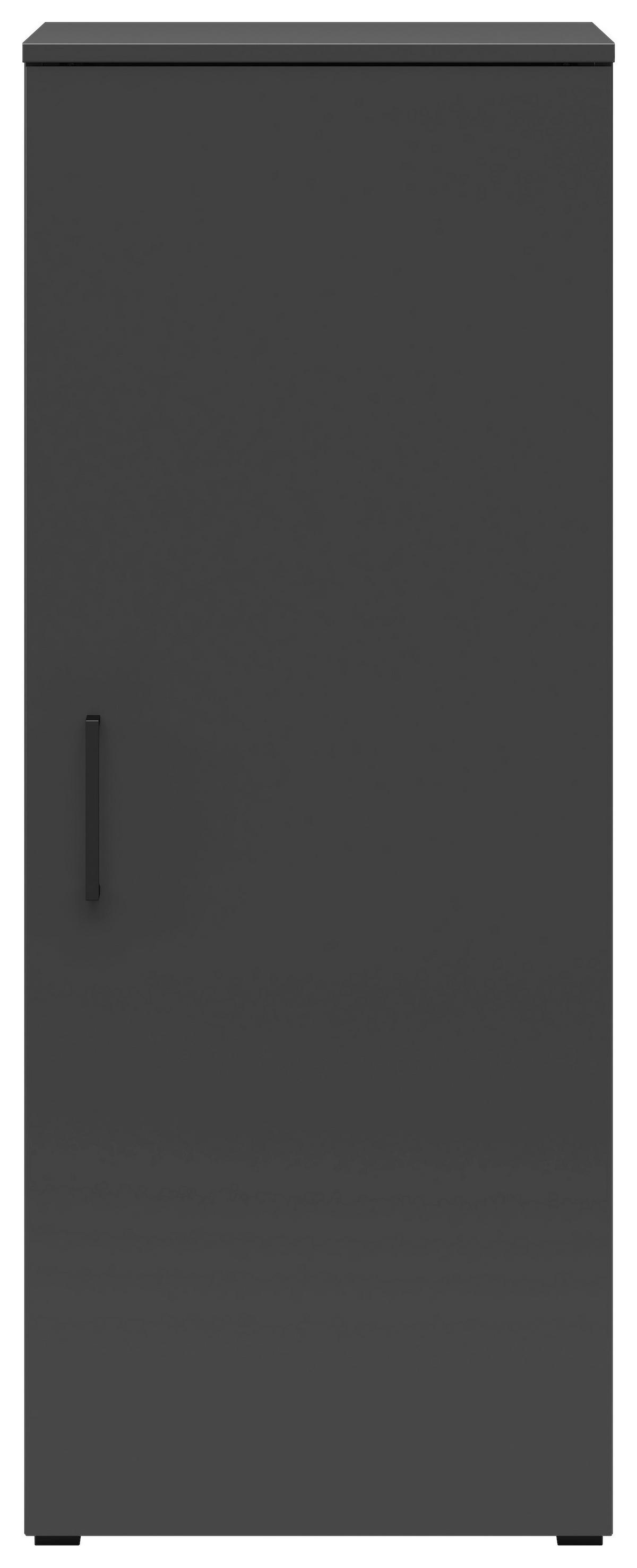 Komoda Cabinet š: 45 cm - čierna/grafitová, Modern, kompozitné drevo/plast (45/115/40cm)