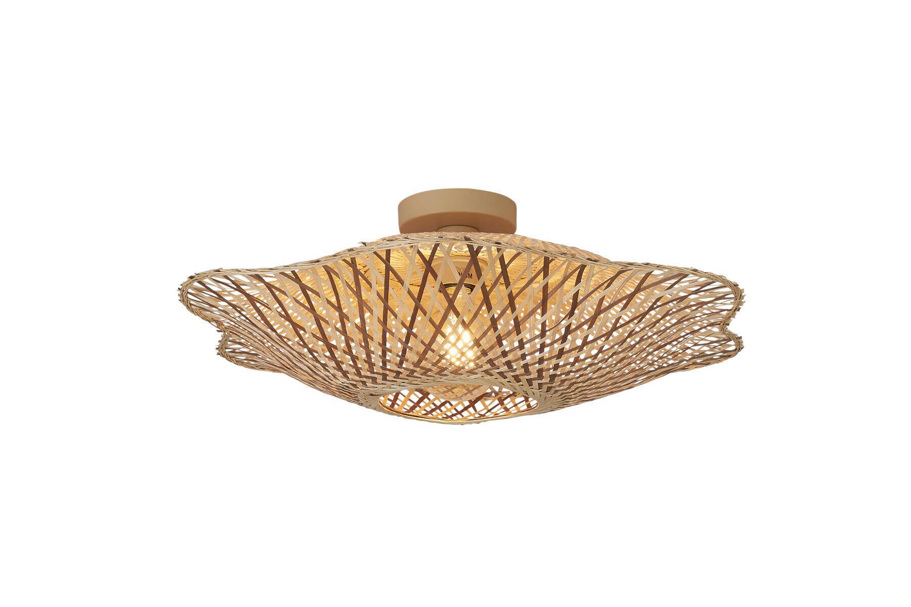 Deckenleuchte Madura - Naturfarben, Basics, Naturmaterialien (60/15cm) - Good & Mojo