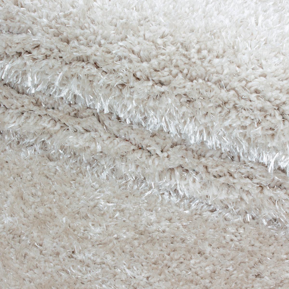 Hochflor Teppich Naturfarben Naturfaser Brilliant 60x110 cm - Naturfarben, Basics, Textil (60/110cm)