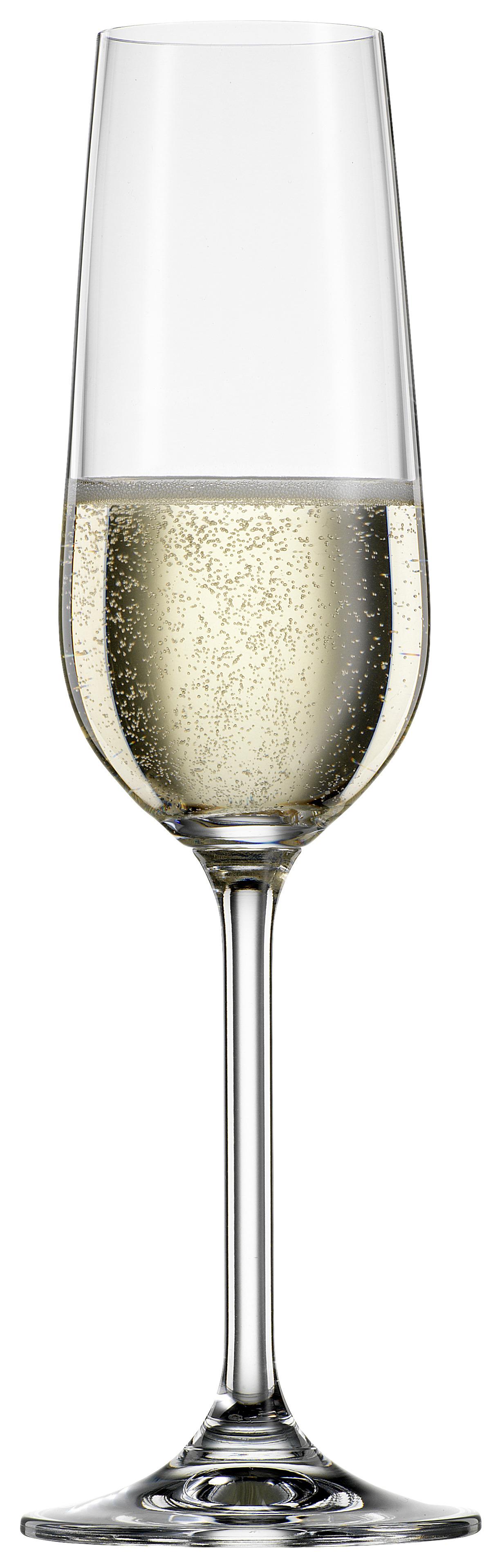 Sektglas Clara 6er-Set, Je Ca. 190 Ml - Klar, Basics, Glas (0,19l) - Bohemia