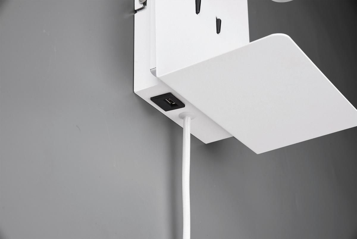 LED-Wandleuchte 222570231 Element - Weiß, Basics, Metall (20/16/14cm) - Trio Leuchten