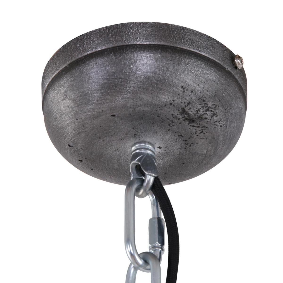 Pendelleuchte Bikkel - Braun, Trend, Glas/Metall (52/153/52cm)