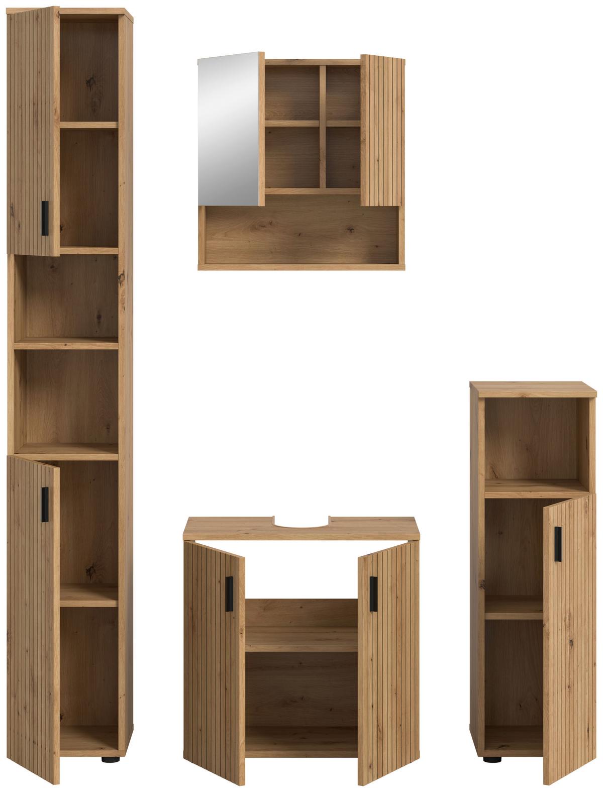 BADEZIMMER Eiche Artisan B: 120cm - Eiche Artisan, Basics, Holzwerkstoff (120cm) - MID.YOU