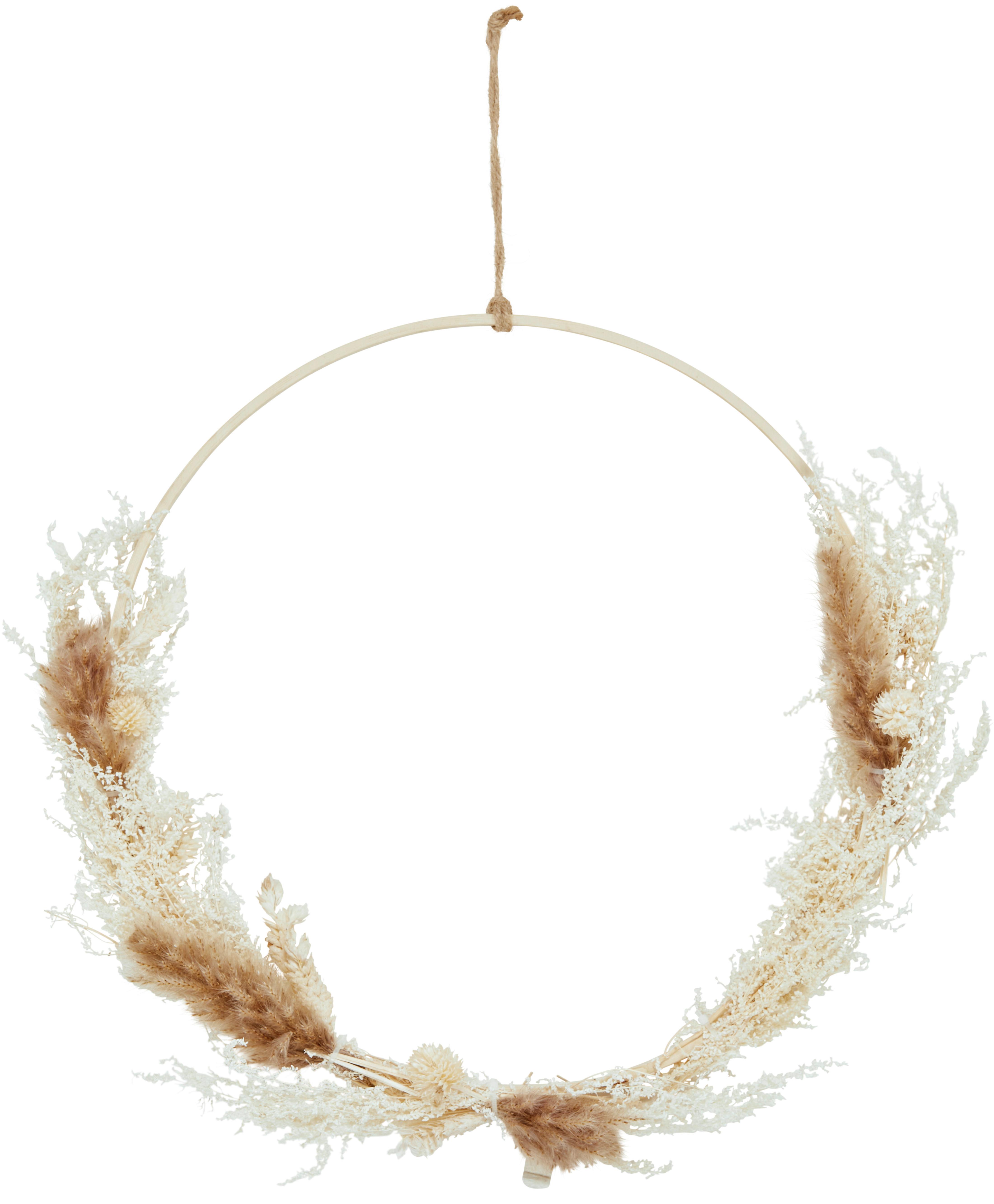 Fali Dekoráció Boho - sötétbarna/világosbarna, Basics, természetes anyagok (30/30/1cm)