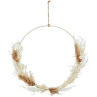 Fali Dekoráció Boho - sötétbarna/világosbarna, Basics, természetes anyagok (30/30/1cm)