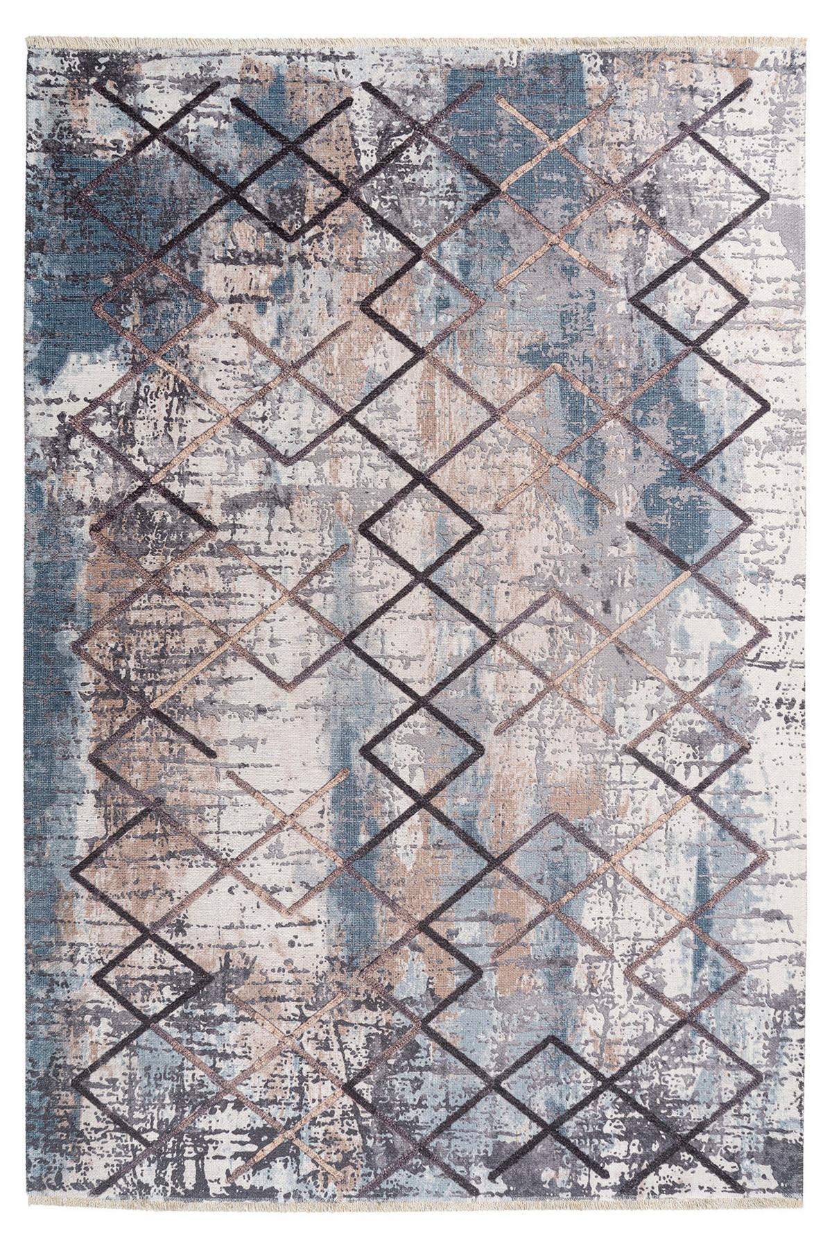 Flachwebteppich My Valencia - Multicolor, Design, Textil (75/150cm) - Obsession