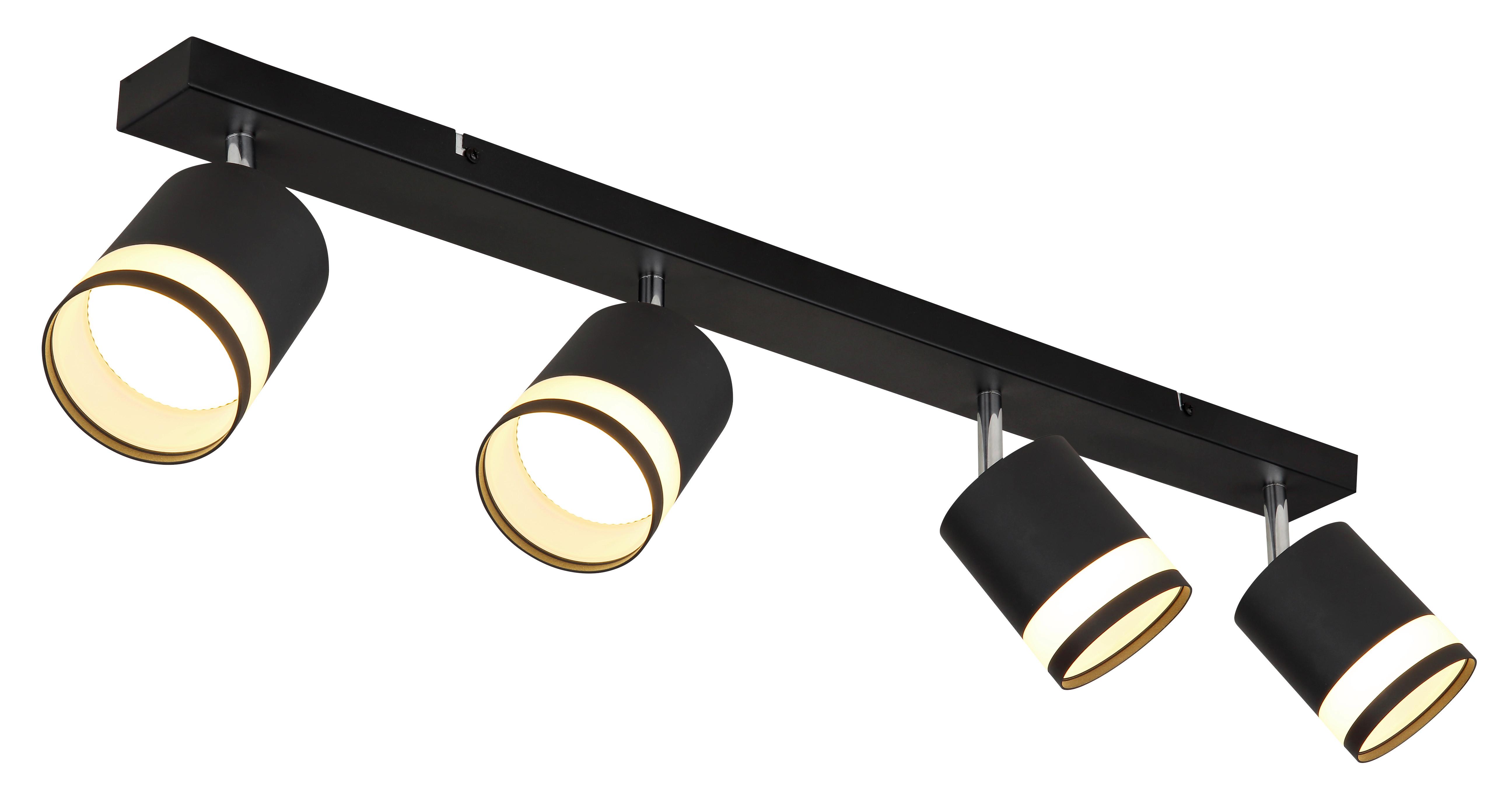 Spotlámpa 57852-4 Lucero - fekete/fehér, Design, műanyag/fém (80/8,2/18,5cm) - Globo