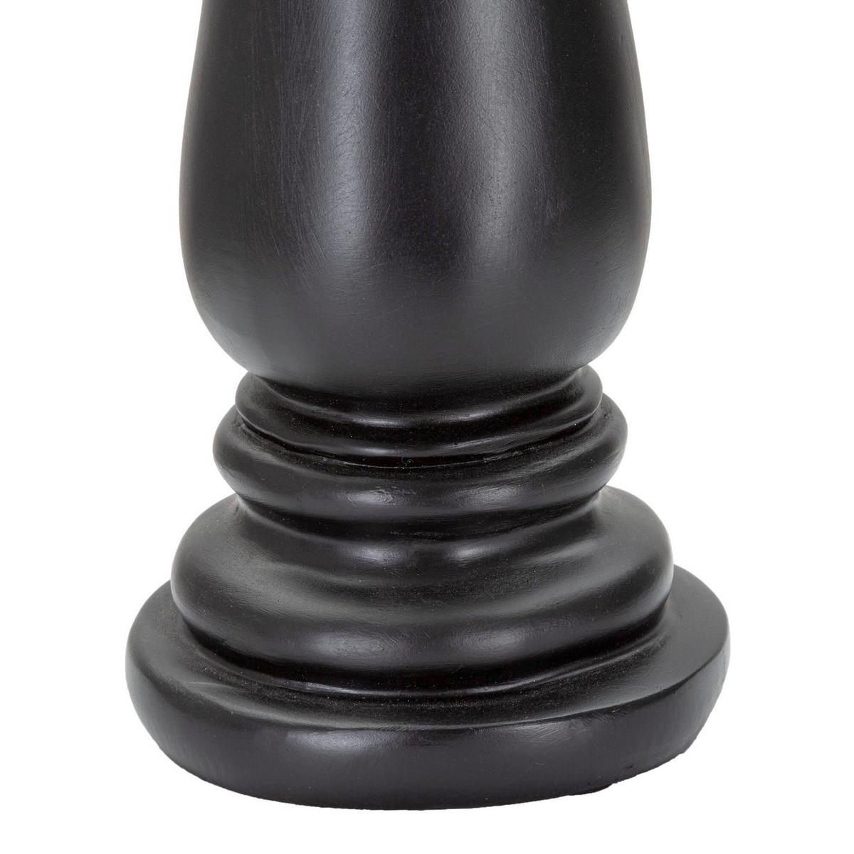 Skulptur Black And Gold Bishop B: 12,5 cm - Goldfarben/Schwarz, Basics, Kunststoff (12.5/38.5/12.5cm)