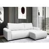 Ecksofa Velo Creme S: 250x160 cm - Creme/Schwarz, Design, Textil (250/160cm) - MID.YOU
