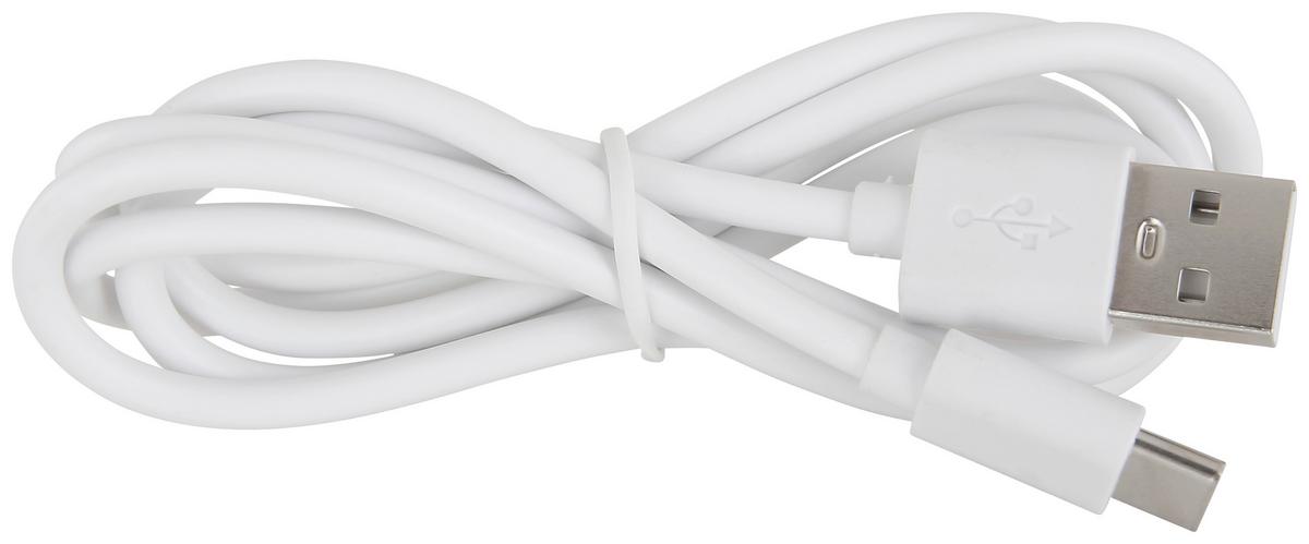 STOLNÍ LAMPA NA BATERIE LOPA - opál/barvy niklu, Moderní, kov/plast (12/21cm) - Mömax