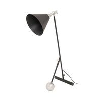 STEHLEUCHTE Schwarz/Gold, E27, 25W - Goldfarben/Schwarz, Design, Kunststoff/Stein (23/76/32cm) - Kayoom