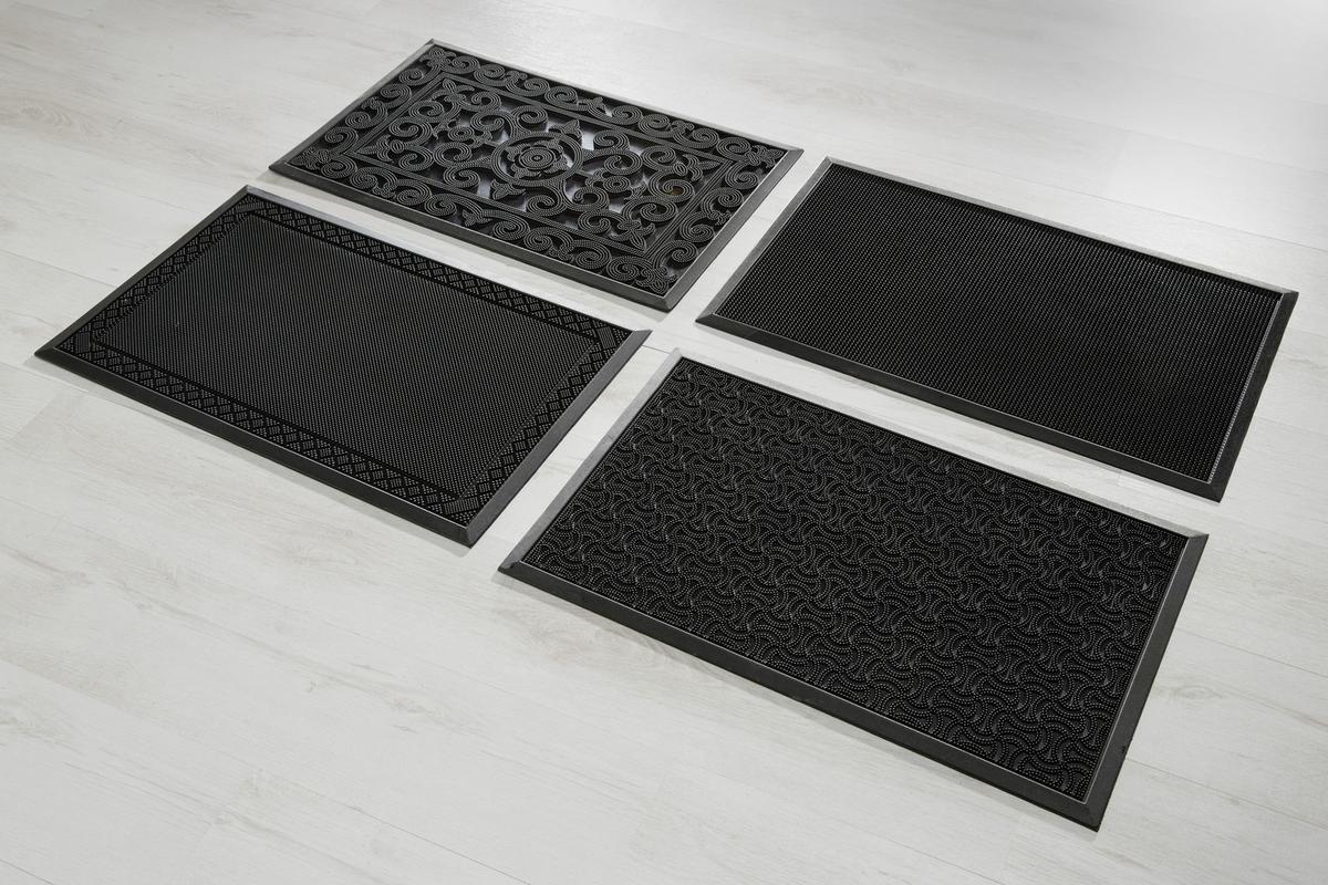 DVEŘNÍ ROHOŽKA Linus, 60/80cm, černá - černá, plast (60/80cm) - Mömax