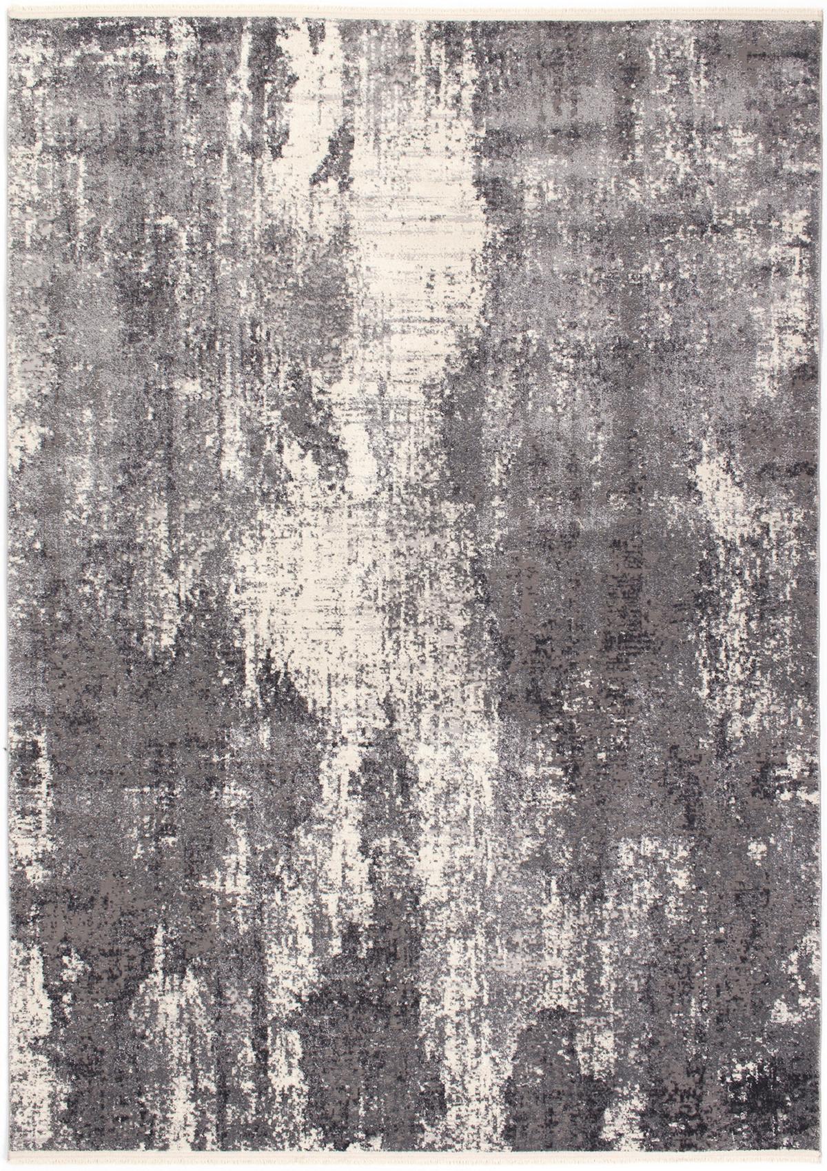 Webteppich Grau Limoges 65x130 cm - Grau, Design, Textil (65/130cm) - Novel