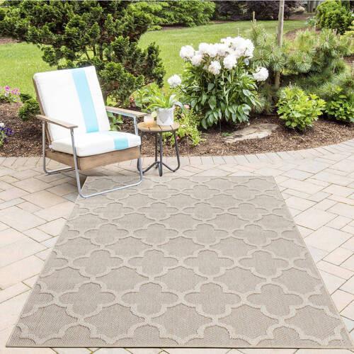 Outdoorteppich Patara - Beige, Design, Textil (200/290cm) - Novel