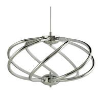 Led-hängeleuchte Magic 7lt 6500-7cc - Chromfarben, Basics, Kunststoff/Metall (51/50cm)