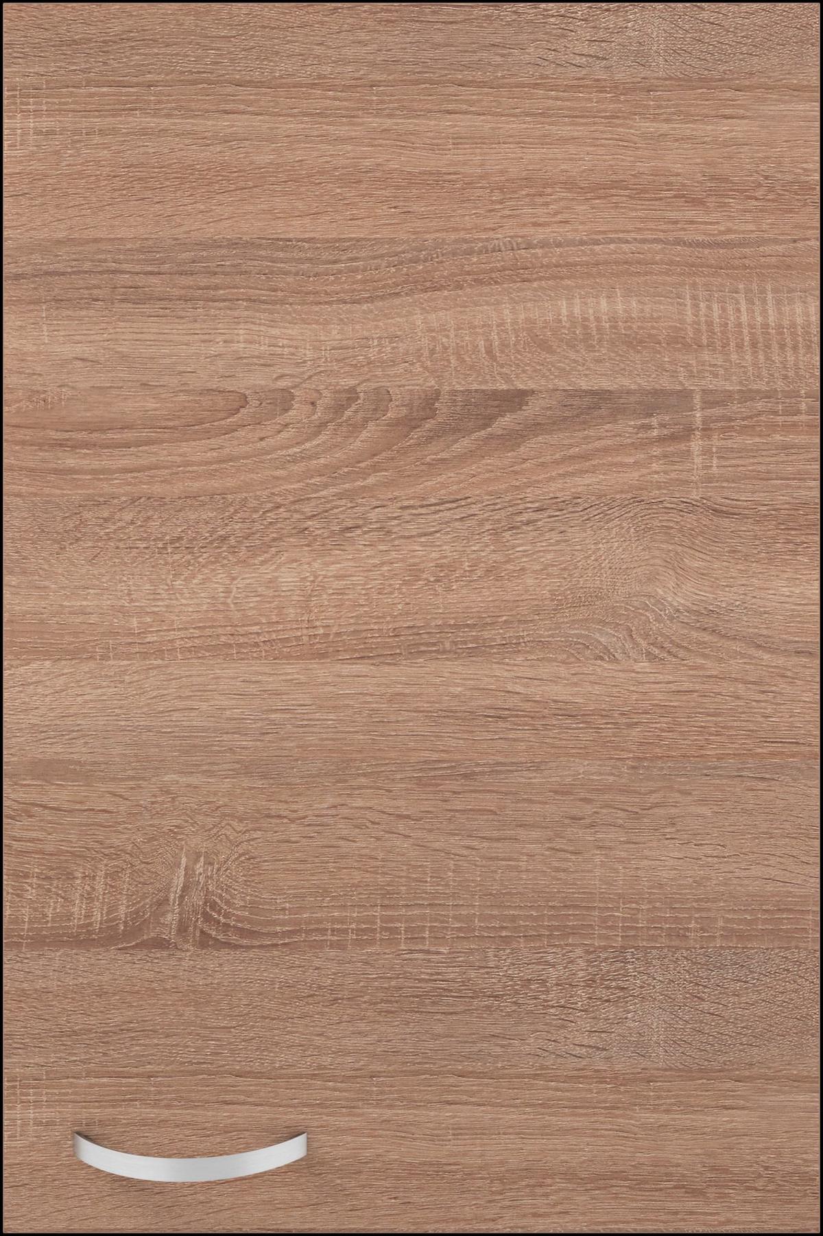 Küchenzeile Plan ohne Geräte ohne Geräte B: 200 cm - Eichefarben/Anthrazit, Design, Holzwerkstoff (200cm) - Express