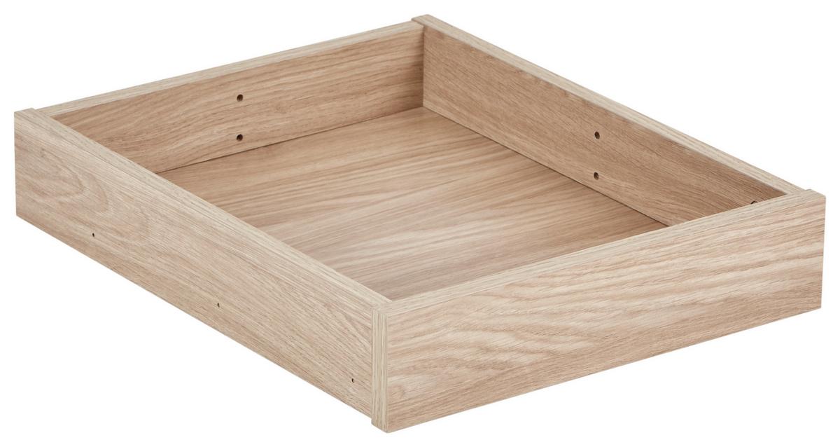 Schublade Unit, Eichefarben B: 42,4 cm, Vollauszug - Eichefarben, MODERN, Holzwerkstoff (42,4cm) - Ondega