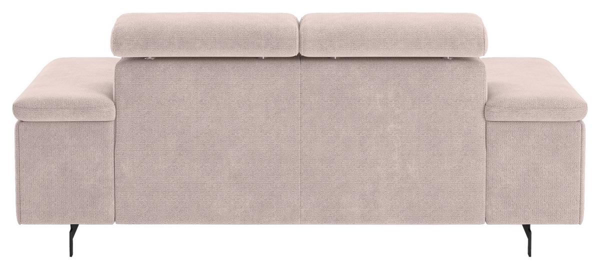 2-Sitzer-Sofa Emma Creme B: 198 cm - Creme/Schwarz, Textil (198/81/100cm) - MID.YOU