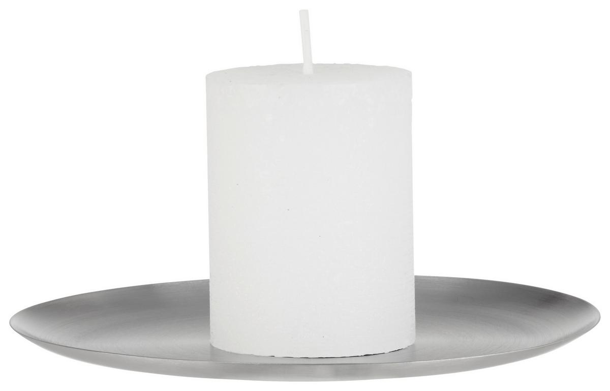 Miska na svíčky Aurora, Ø: 20cm - barvy stříbra, kov (20/1,4cm) - Modern Living