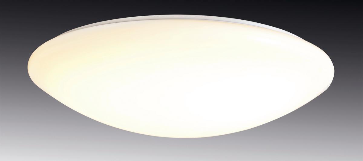 Led-deckenleuchte Ø 60 Cm Dimmbar Mit Memory-Funktion - Weiß, Basics, Kunststoff/Metall (60/15cm) - Näve