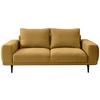2-sitzer-sofa Selene Gelb, B: 202 Cm - Gelb/Schwarz, MODERN, Textil (202/89/115cm) - MID.YOU