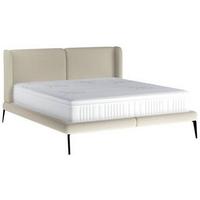 Polsterbett Tessina Now Or Never - Creme/Schwarz, MODERN, Textil (180/200cm) - Livetastic