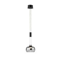 LED-Pendelleuchte 60986 Arosa - Schwarz, Design, Glas/Metall (22cm) - Fischer & Honsel