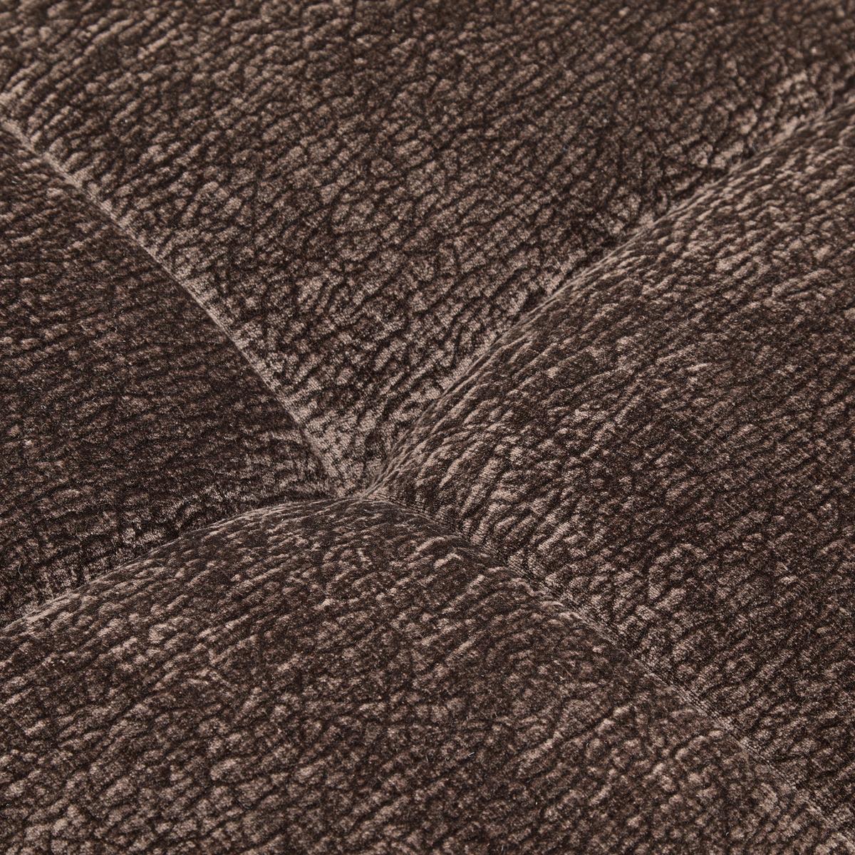 Taburetka PANDA, tmavohnedá ženilka - čierna/tmavohnedá, Trend, textil/plast (105/45/75cm) - Mömax