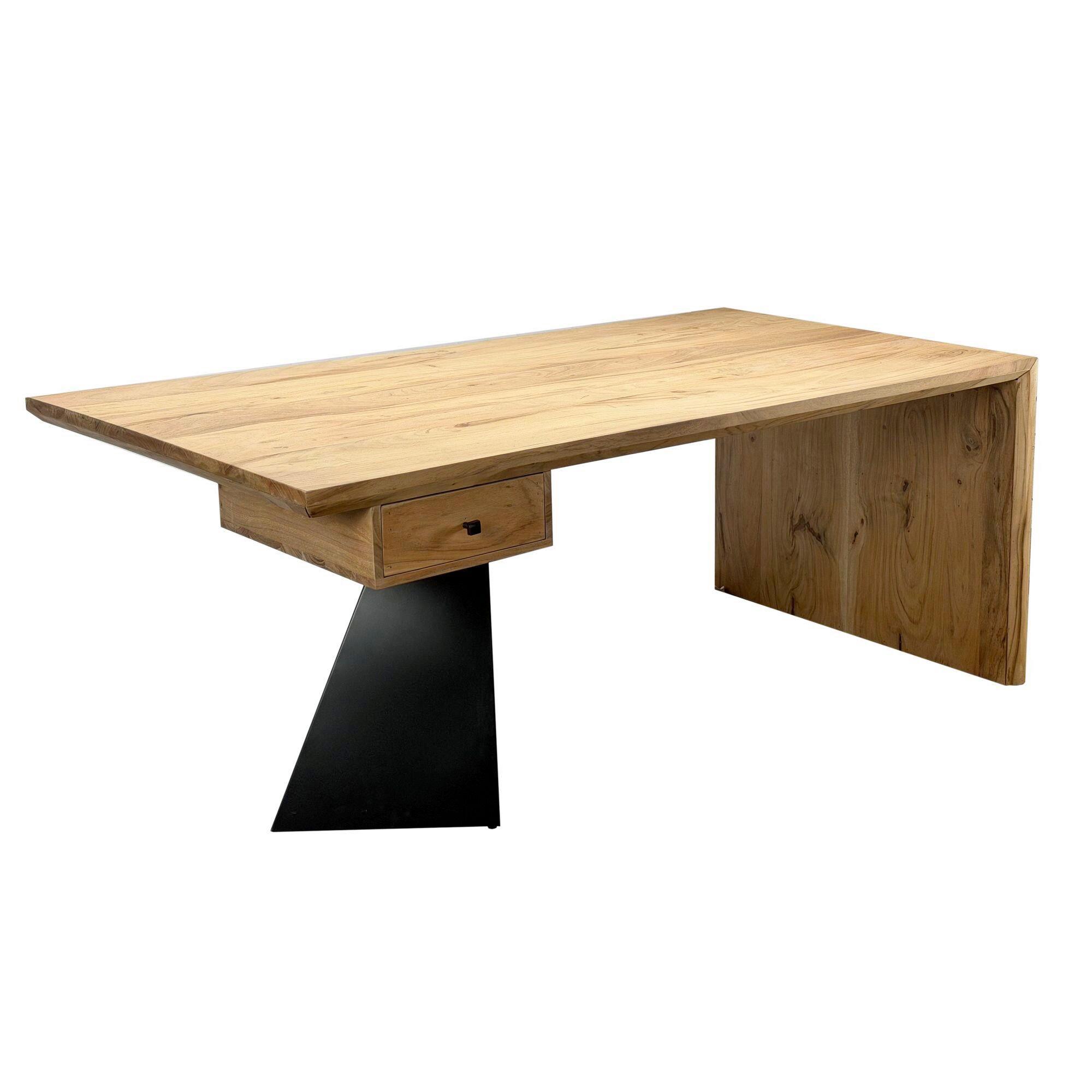 SCHREIBTISCH Echtholz Akazie B: 180cm