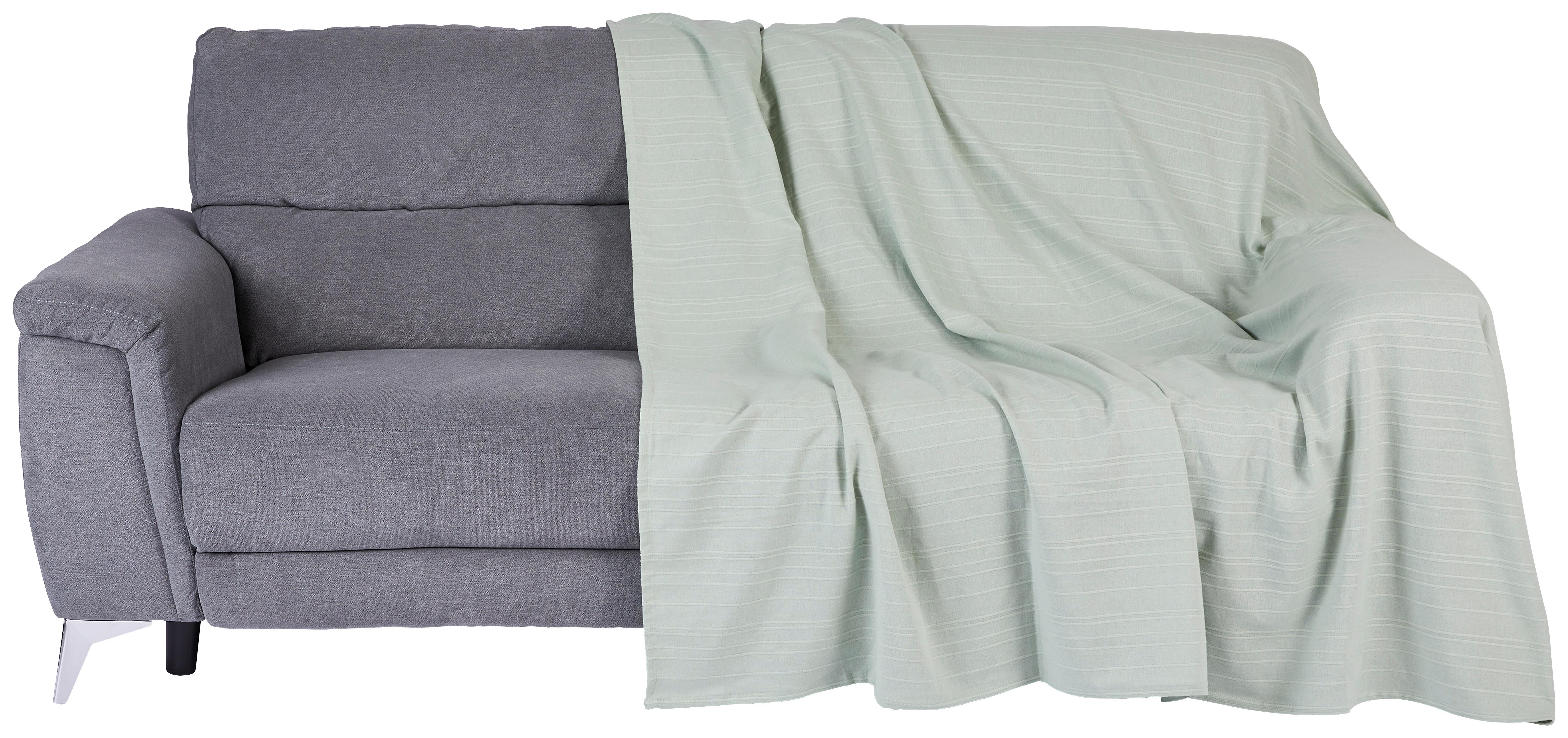 Tagesdecke Michelle 200x200 Cm Mint, Baumwolle, - Mintgrün, KONVENTIONELL, Textil (200/200cm) - Ondega