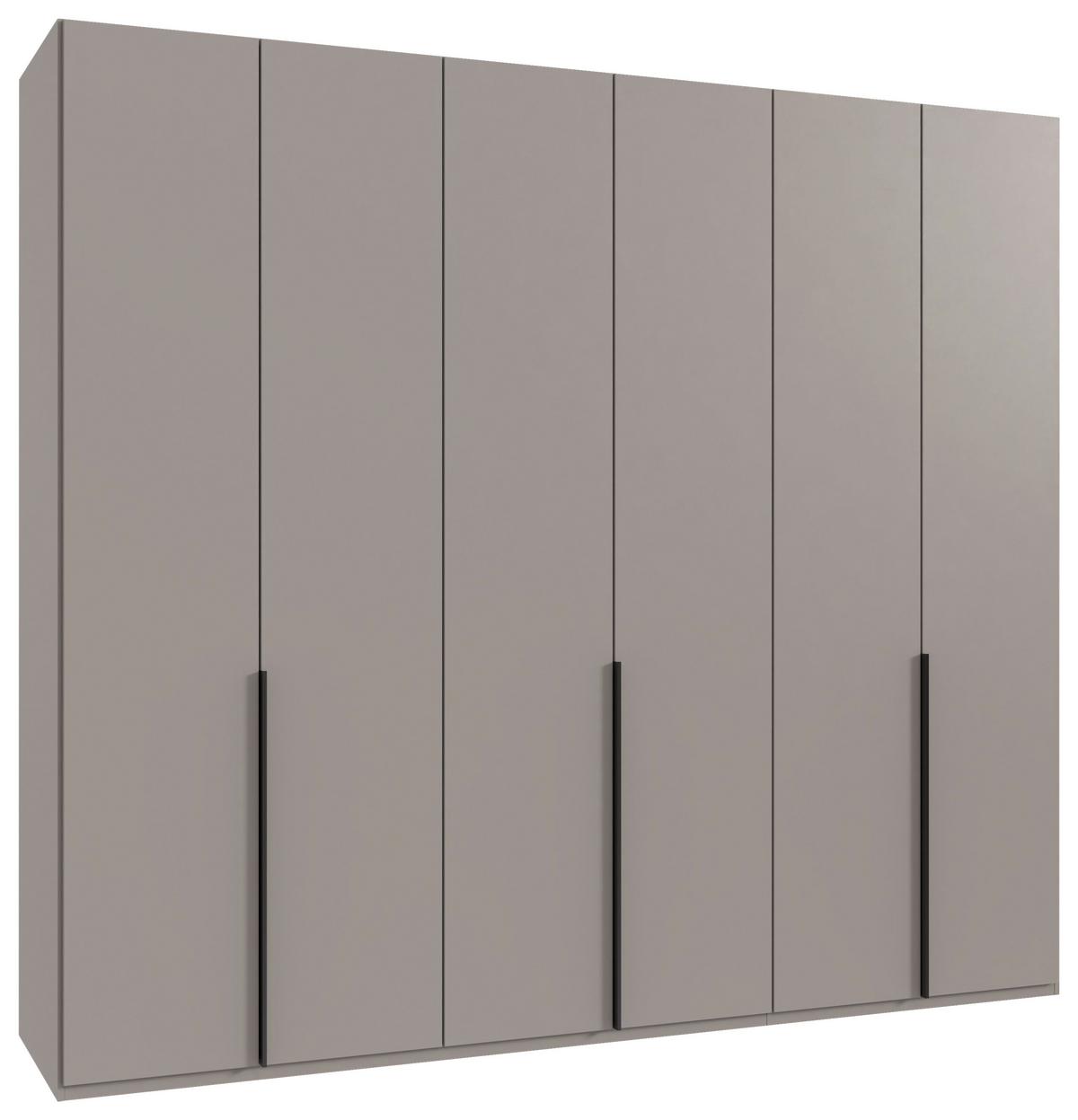 Drehtürenschrank Ny A Black Grau/Sahara B: 270 cm - Grau/Sahara, MODERN, Holzwerkstoff (270/236/58cm) - MID.YOU