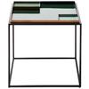 Beistelltisch Famosa 460 Dunke/Hellgrün B: 40 cm - Dunkelgrün/Schwarz, Design, Metall (40/40/40cm) - Kayoom