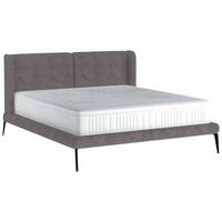 Polsterbett Tessina Sorisso - Graubraun/Creme, MODERN, Textil (180/200cm) - Livetastic