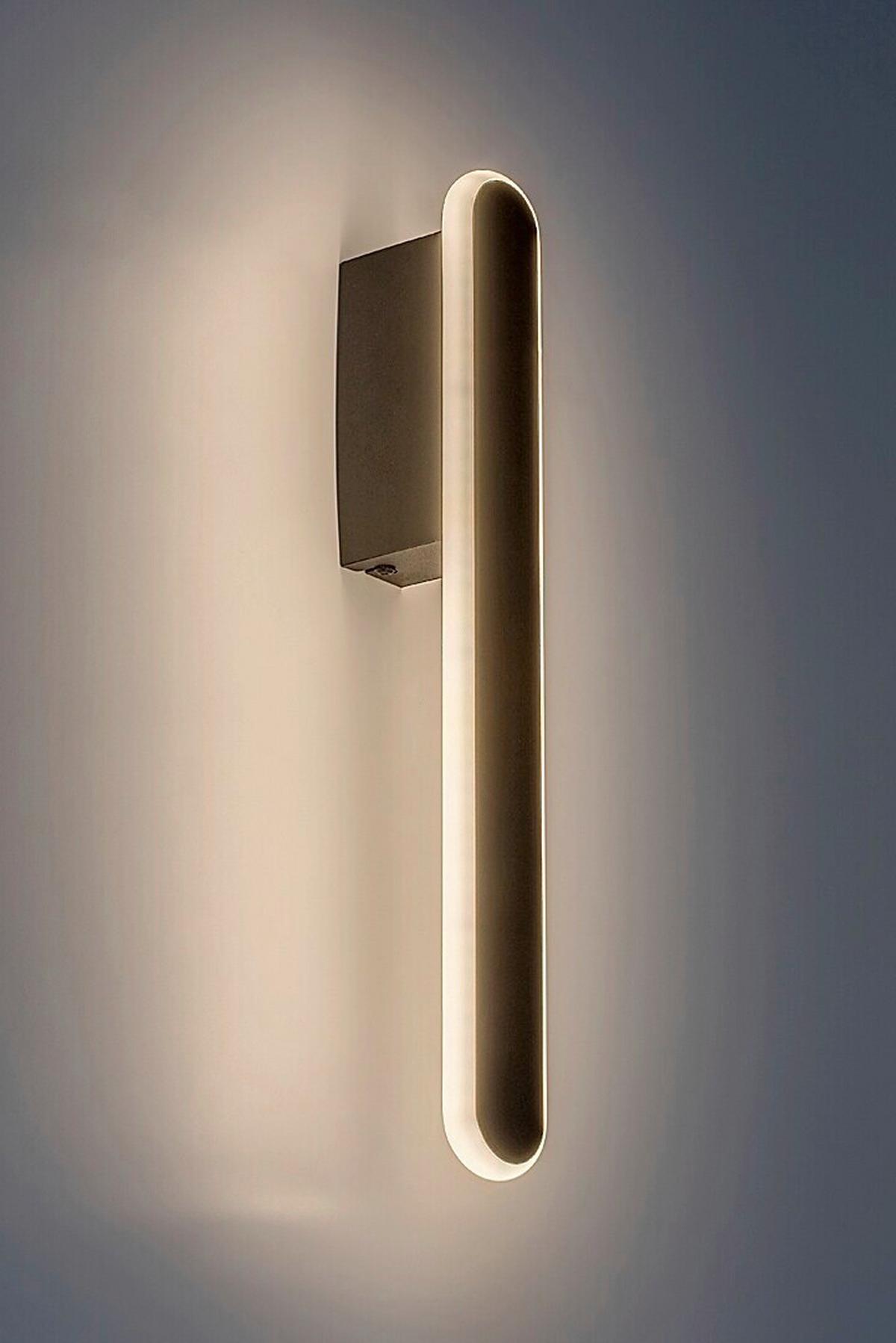NÁSTĚNNÉ SVÍTIDLO SINDRI - bílá/černá, Design, kov/plast (5/38/6.5cm)